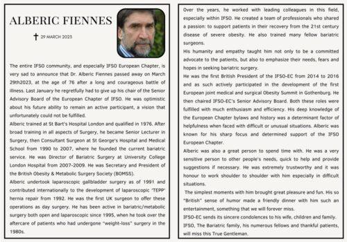 Alberic Fiennes obituary